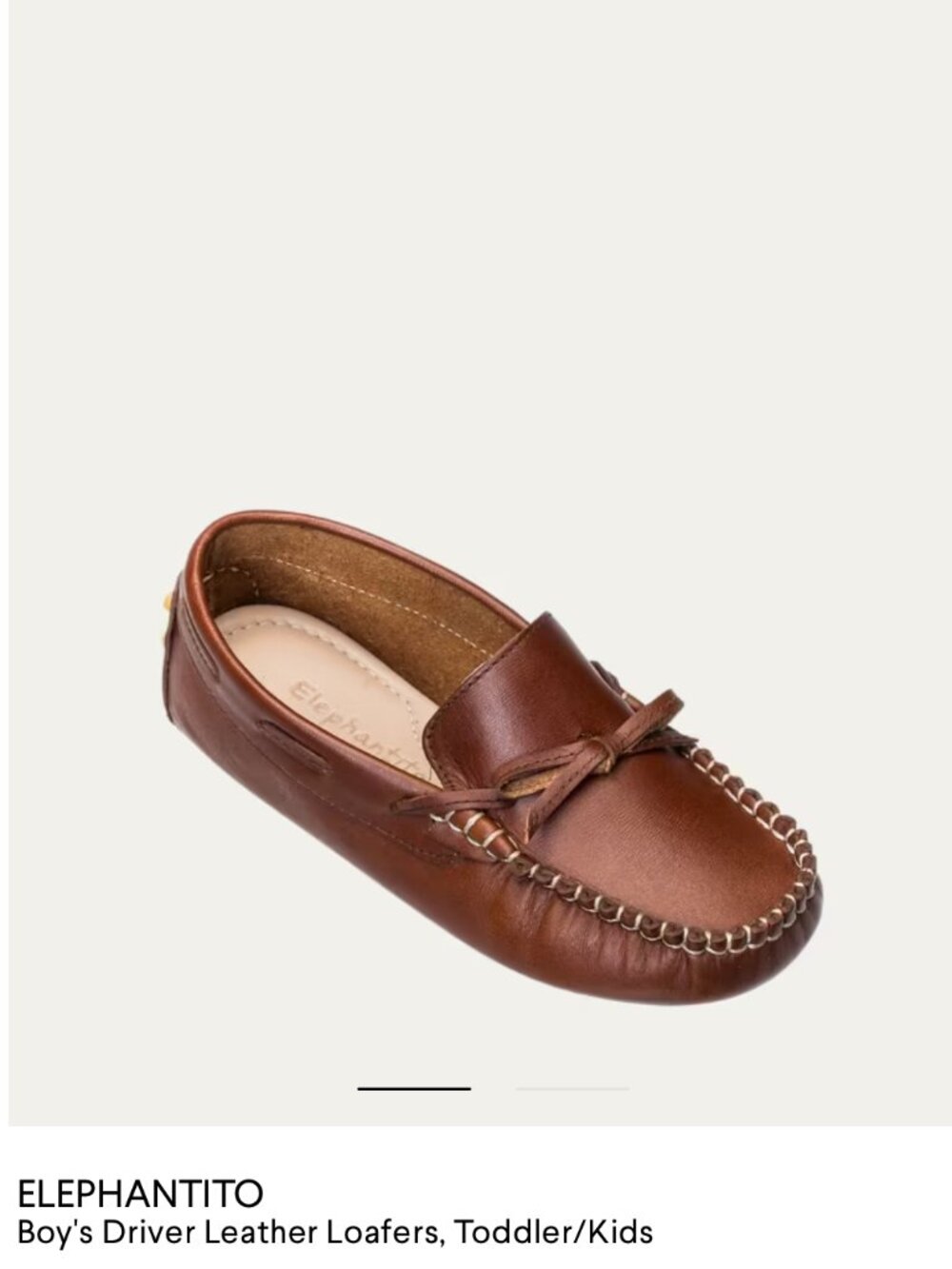 Elephantito Boy's Driver Toddler Loafers size 8